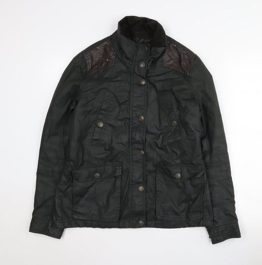 H&M Women's Black Military Jacket Size 10