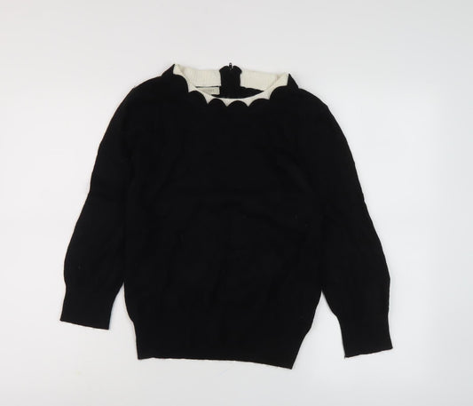 Hobbs Women's Black Pullover Jumper Size 12