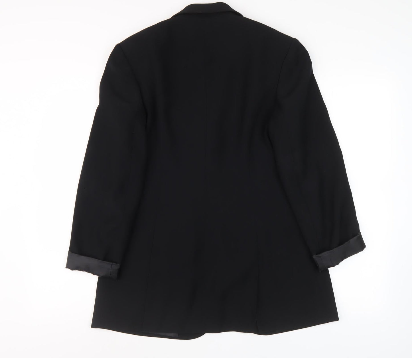 Next Women's Black Single-Breasted Blazer Size 8