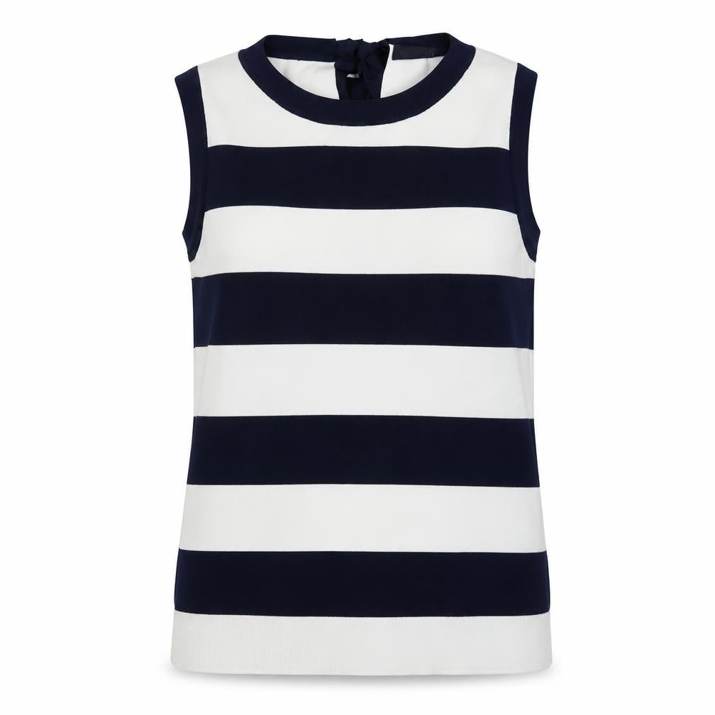 Marks and Spencer Women's Navy Striped Poncho M