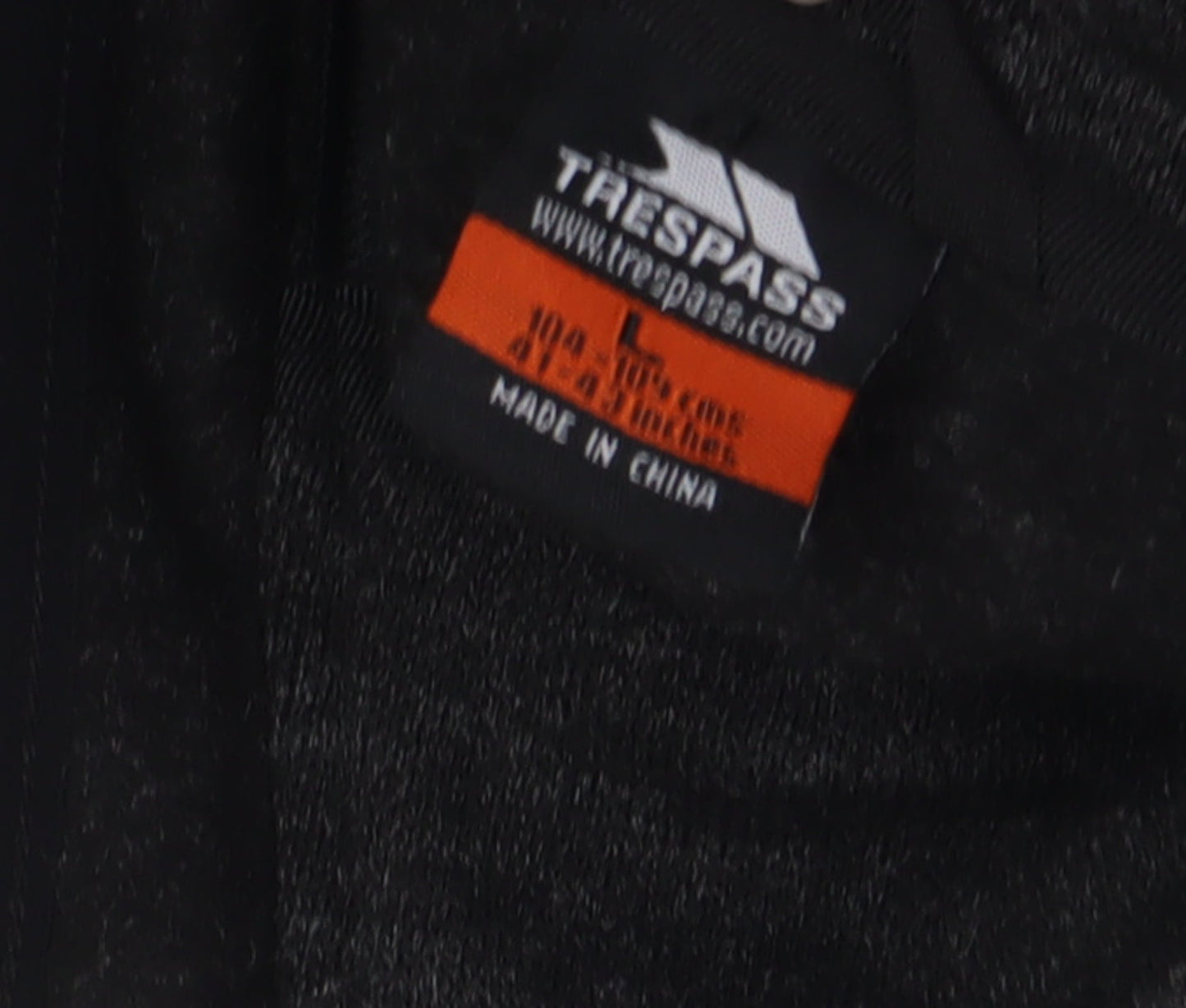 Trespass Men's Black Waistcoat L Zipped Pockets Lightweight