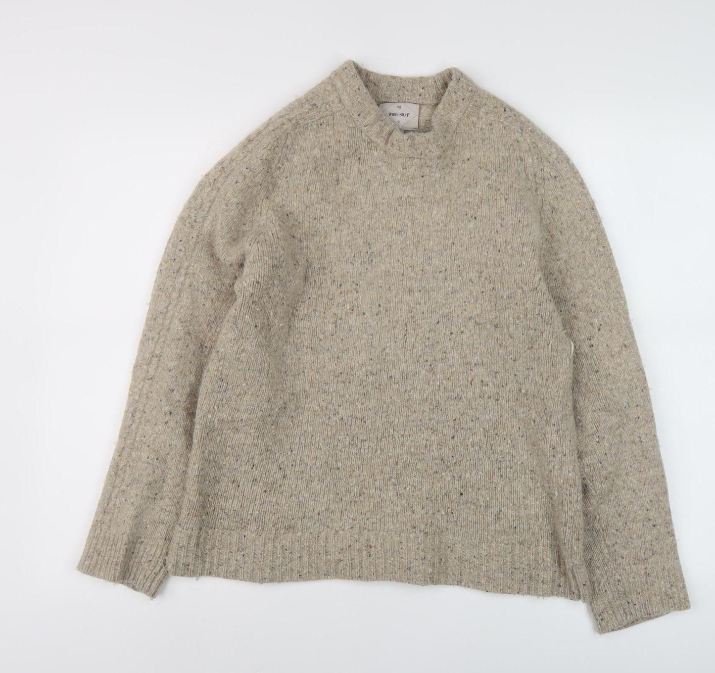 White Stuff Women's Beige Pullover Jumper, Size M