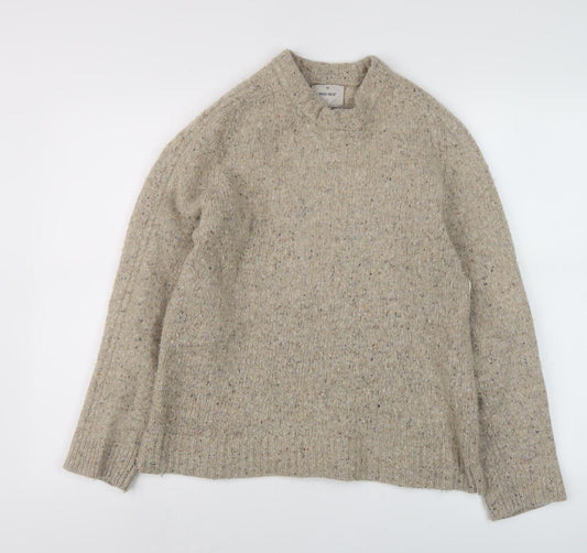 White Stuff Women's Beige Pullover Jumper, Size M