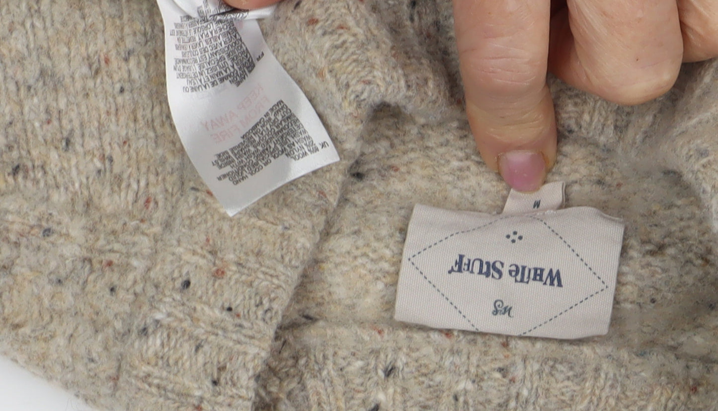 White Stuff Women's Beige Pullover Jumper, Size M