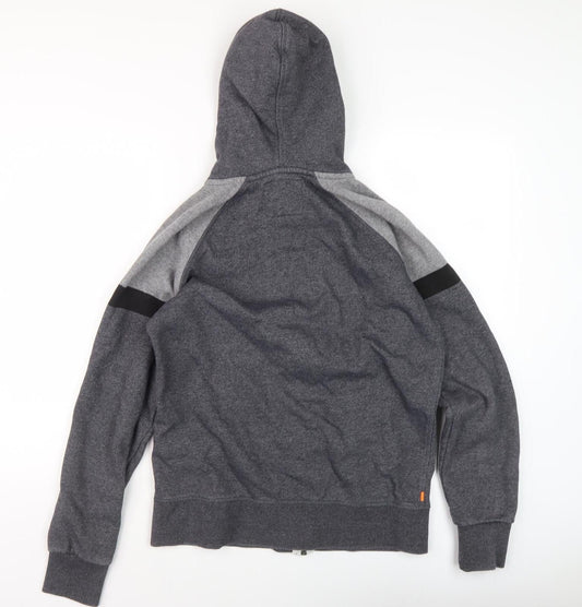 Superdry Men's Grey Full Zip Hoodie L