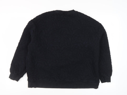 Marks and Spencer Women's Black Pullover Sweatshirt Size 16