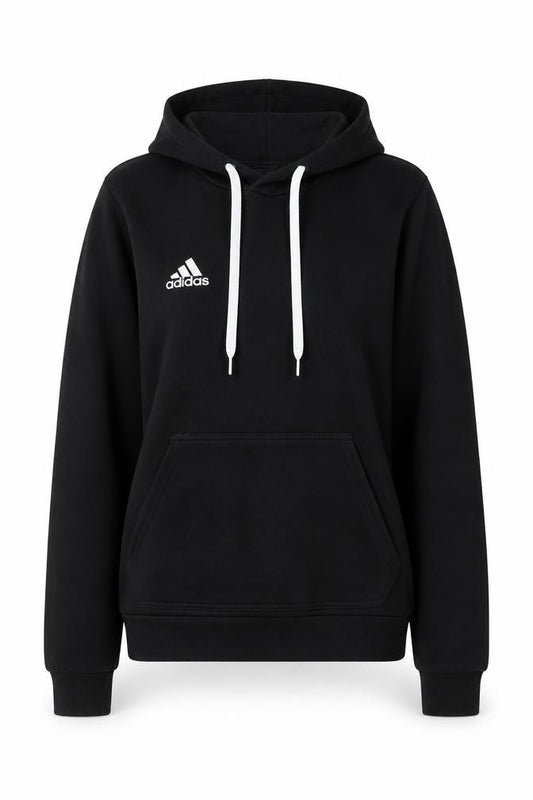 Unisex Adults UK 12 Regular adidas Black Pullover Hoodie