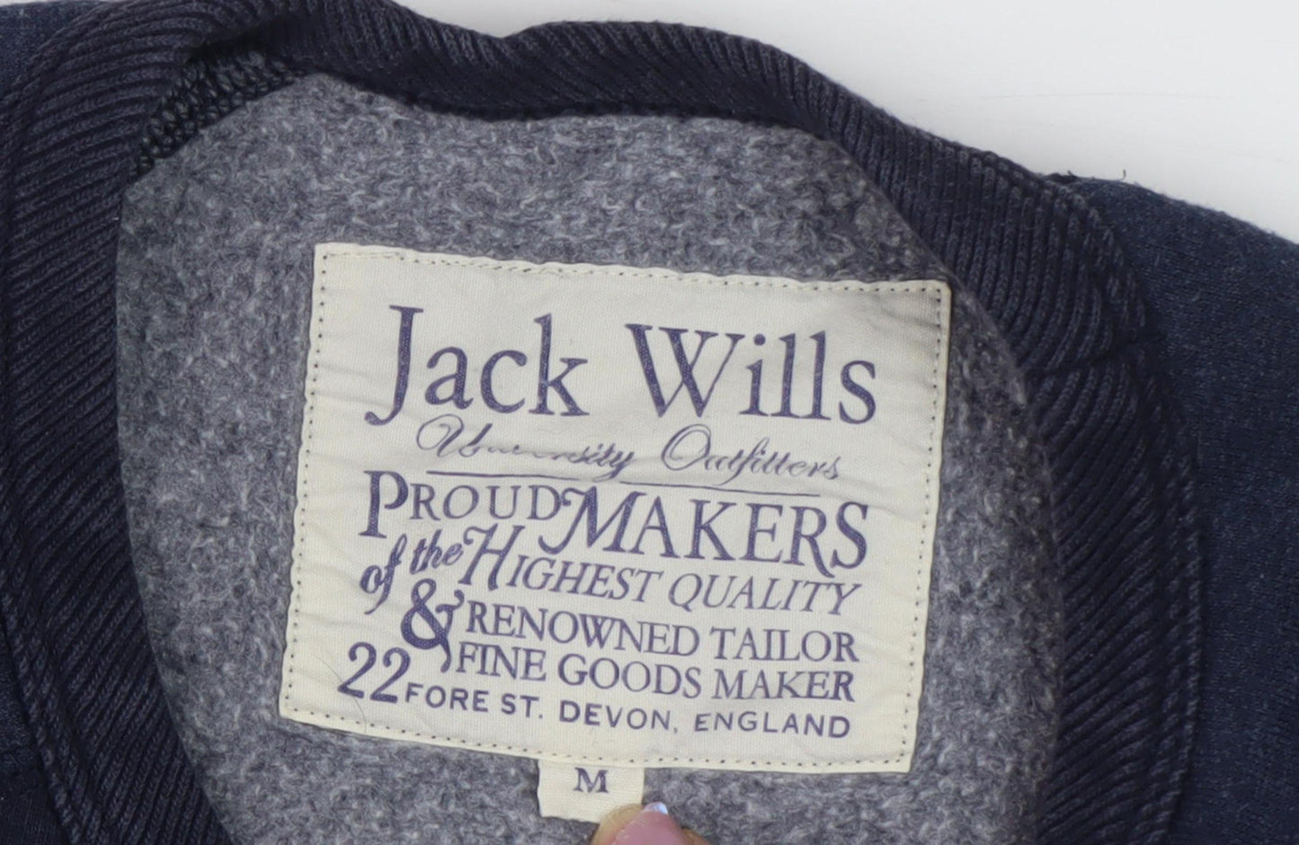 Jack Wills Men's Blue M Pullover Sweatshirt