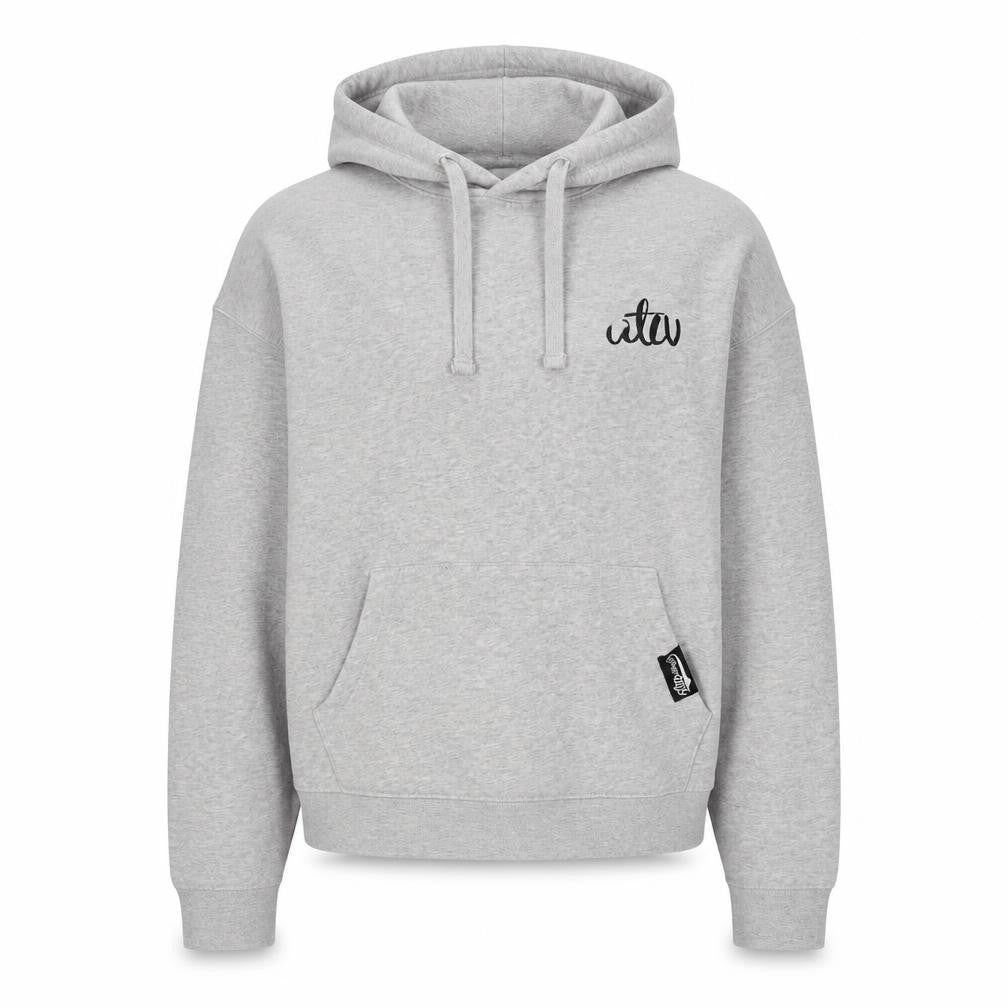 ATU Men's Grey Fleece Pullover Hoodie S