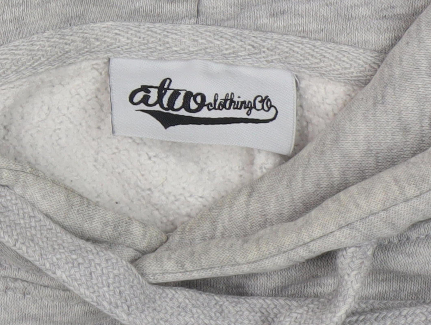 ATU Men's Grey Fleece Pullover Hoodie S