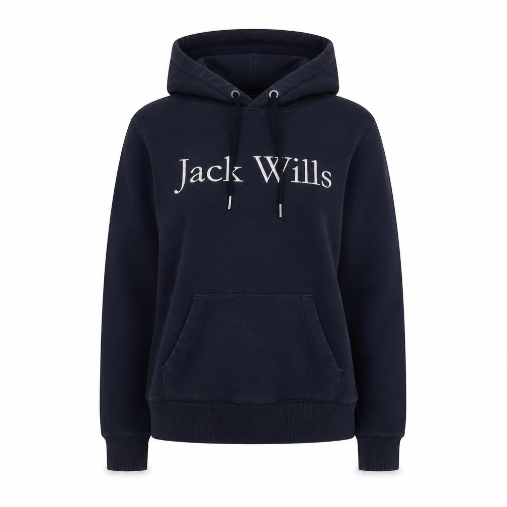 Womens UK 8 Regular Jack Wills Blue Pullover Hoodie