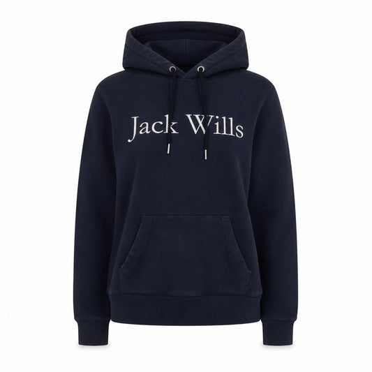 Womens UK 8 Regular Jack Wills Blue Pullover Hoodie