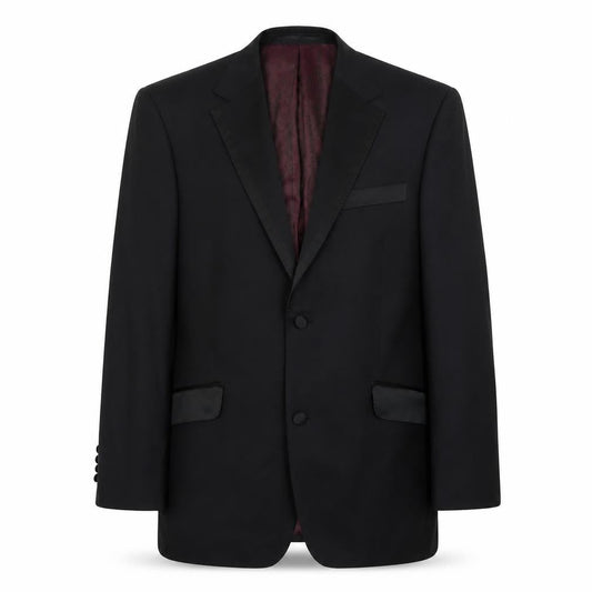 Mens 40 Chest  Daniel Hechter Black Two-Button Blazer