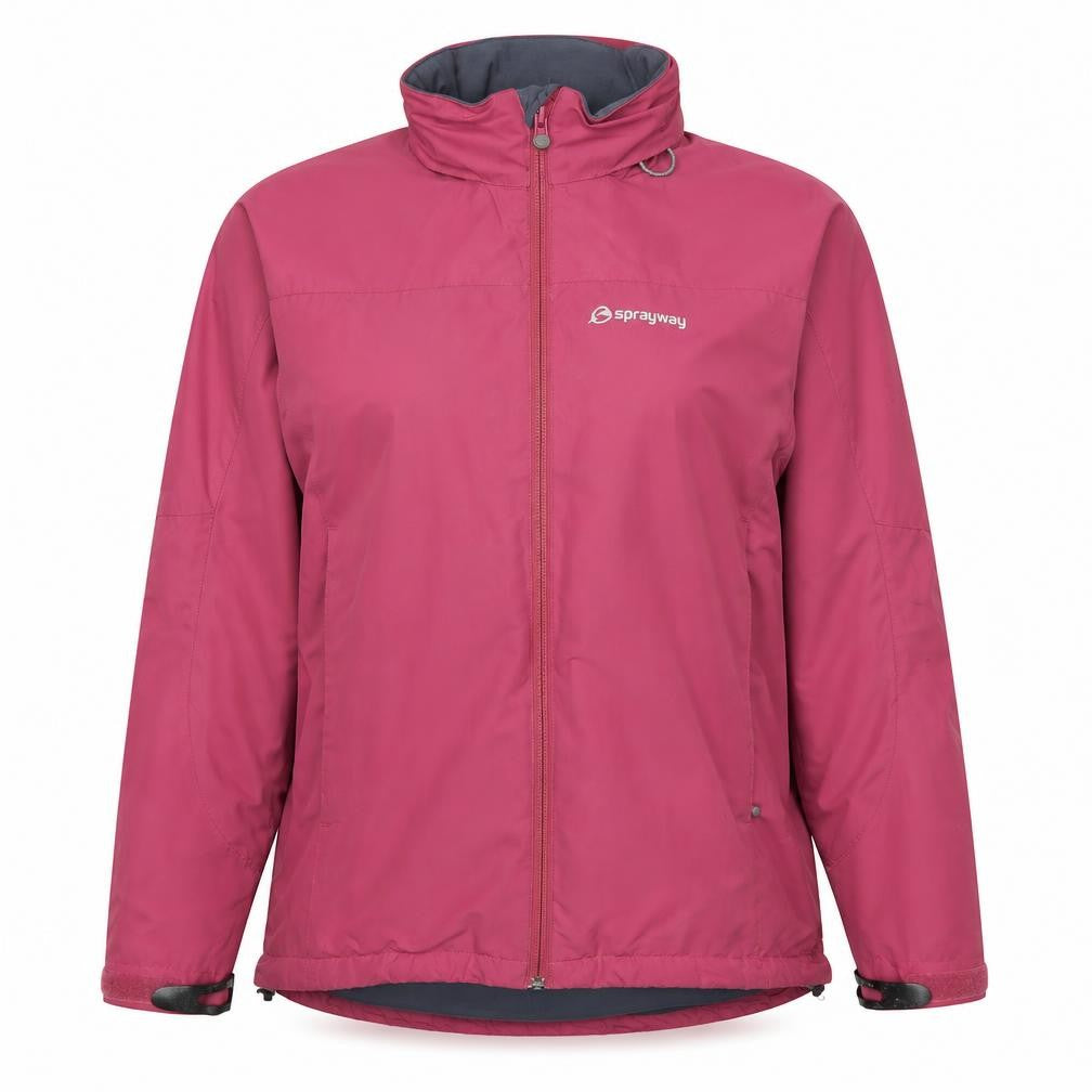 Womens UK Size Small Regular Sprayway Pink Polyamide Jacket