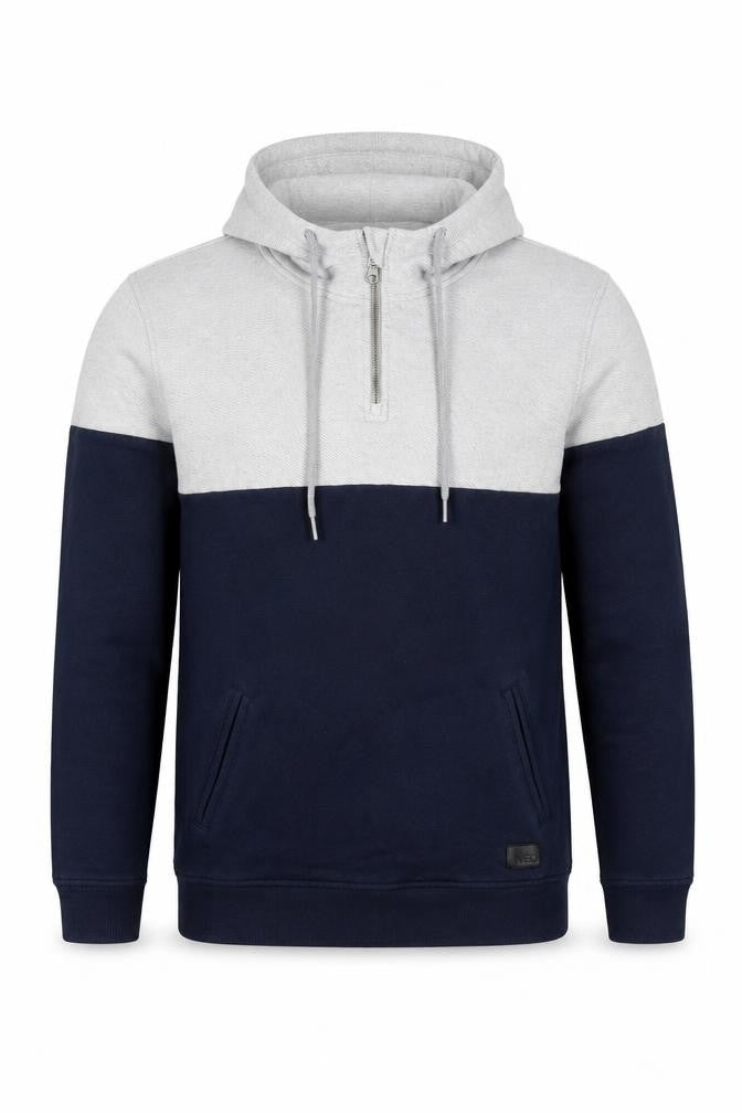 Mens UK S Regular adidas Multicoloured 1/4 Zip Hoodie