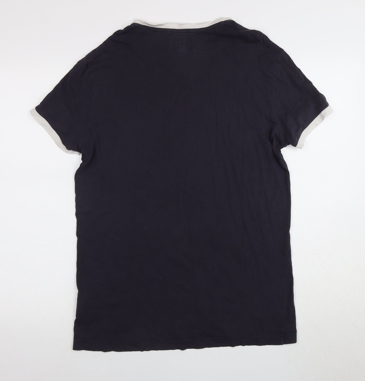 Armani Jeans Men's Blue XL Crew Neck T-Shirt