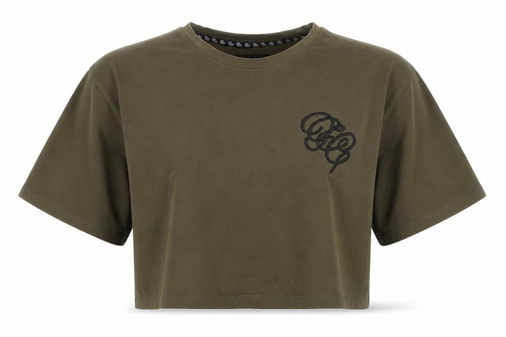 Fabric Women's Green XS Cropped T-Shirt