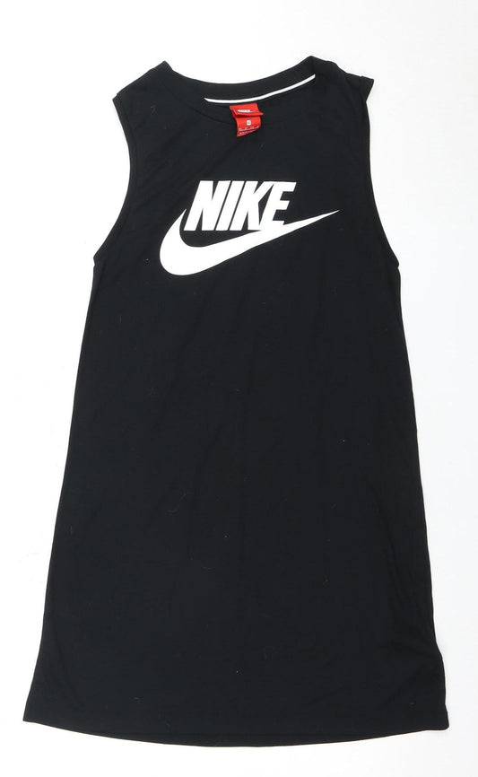 Nike Women's Black XS Casual Logo Tank Dress