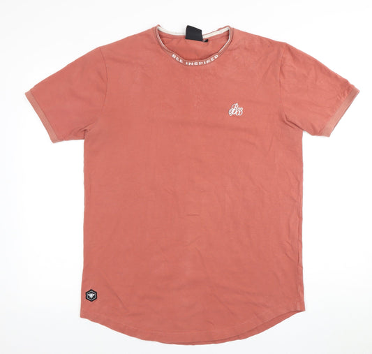 Bee Inspired Men's XL Red Crew Neck T-Shirt
