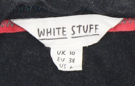 White Stuff Women's Black Long Sleeve Top Size 10
