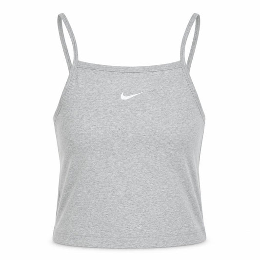Womens UK Size XS Nike Grey Cotton Blend Tank