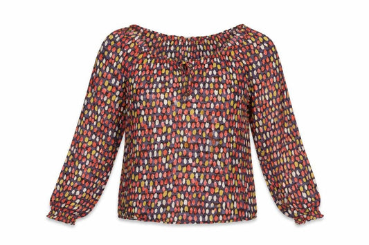 Womens UK Size 12 Boden Multicoloured Viscose Blouse