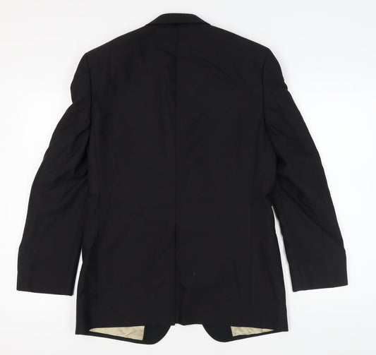 Marks and Spencer Men's Black Blazer M 38 Classic Fit