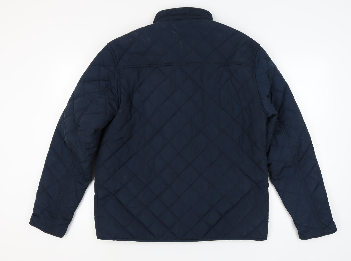 Firetrap Men's Blue Quilted Jacket XL Casual