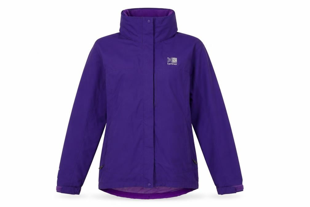 Womens UK Size 10 Regular Karrimor Purple Nylon Jacket