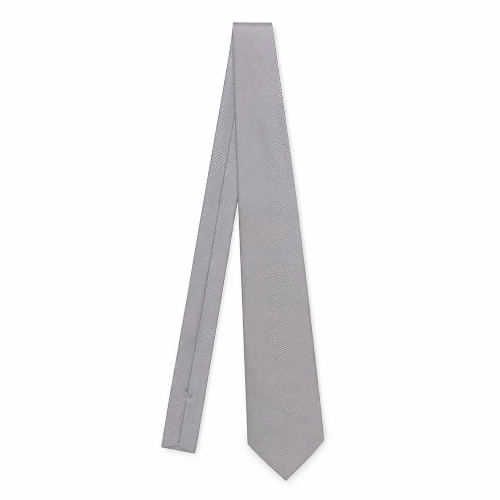 Jeff Banks Men's Grey Silk Tie