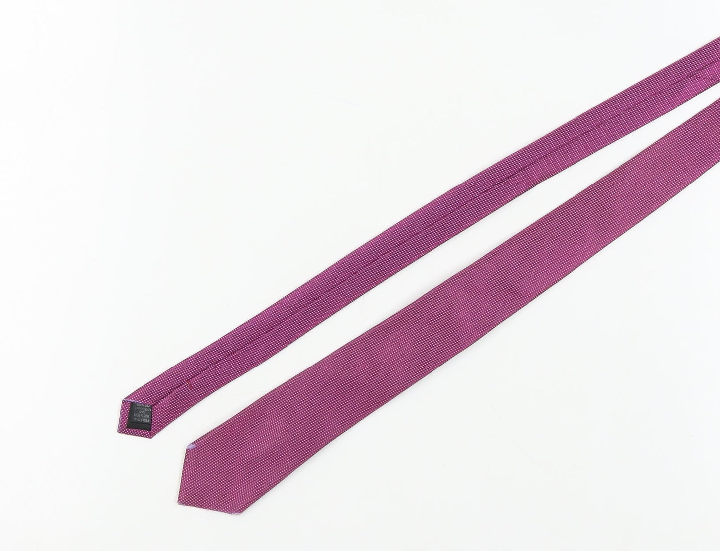 French Connection Men's Purple Slim Silk Tie