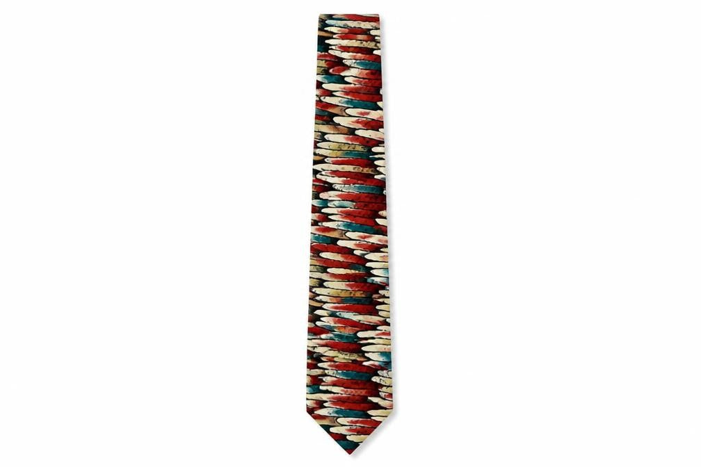 SILKWORM London Men's Multicoloured Slim Tie