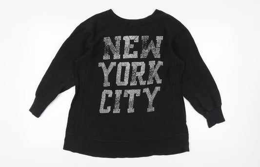 Ralph Lauren Women’s Black NYC Graphic Sweatshirt M