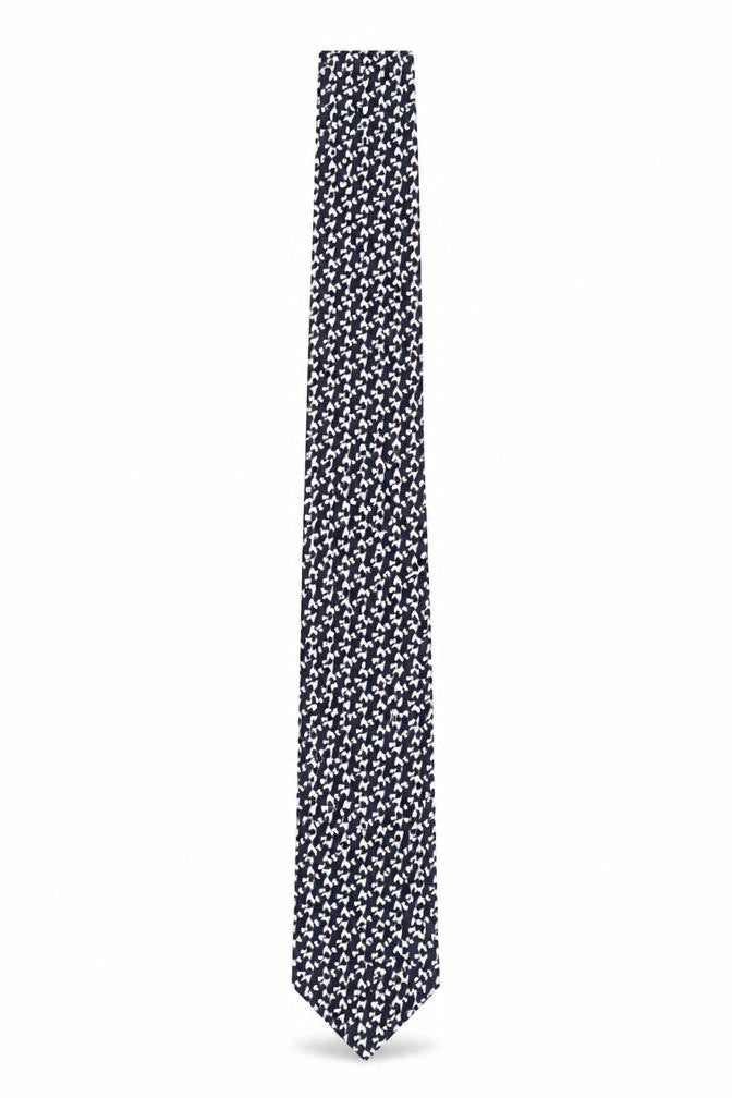 Marks & Spencer Silk Geometric Slim Tie - Men's One Size