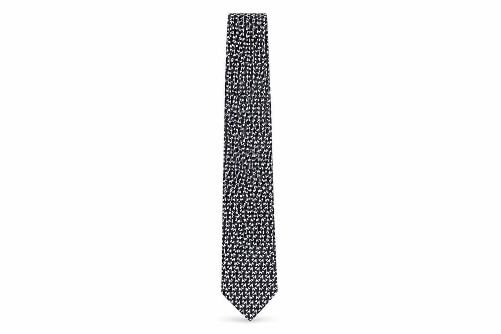 Marks and Spencer Men's Black Silk Slim Tie