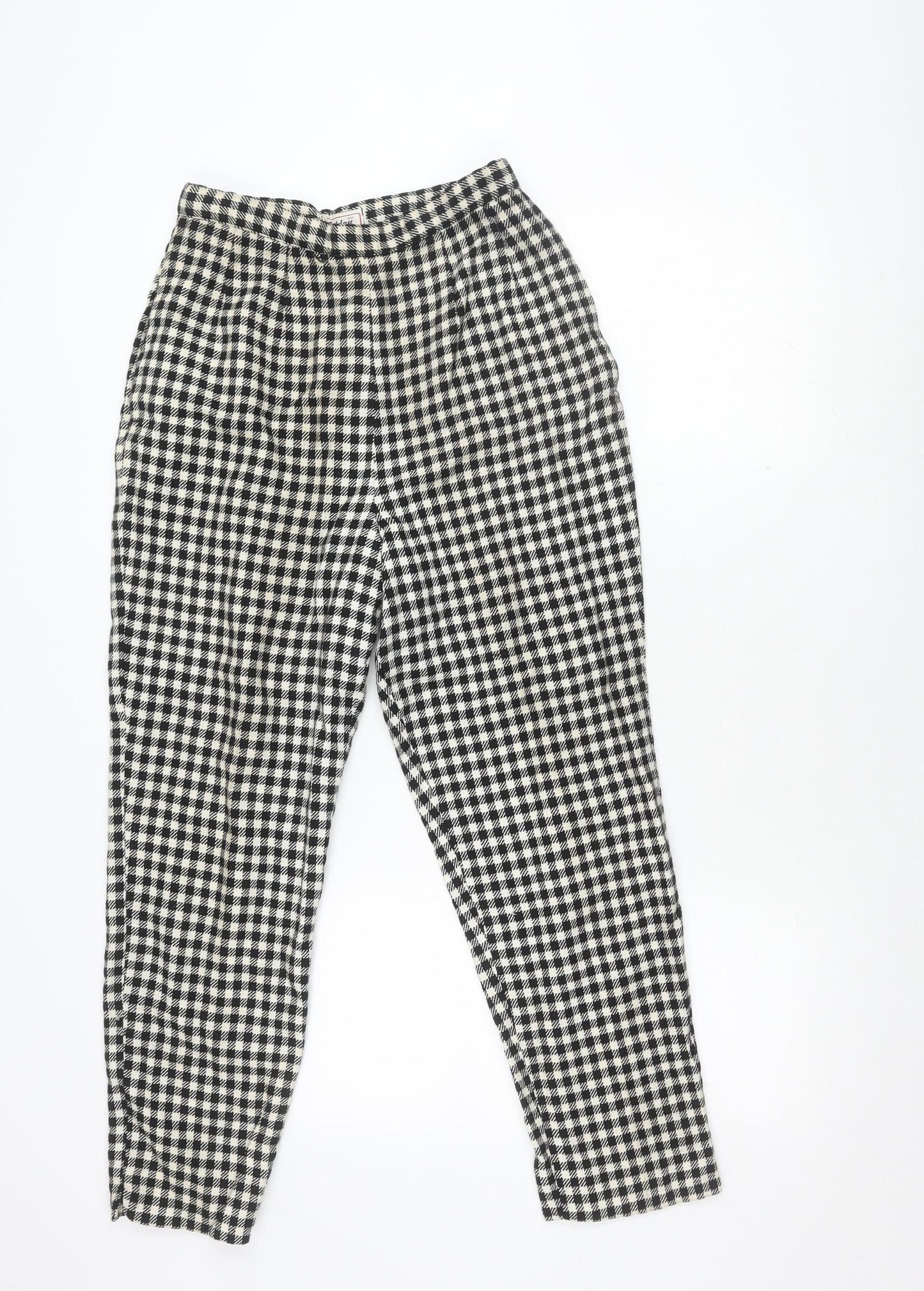 Beldan Women's Check Trousers, Size 28