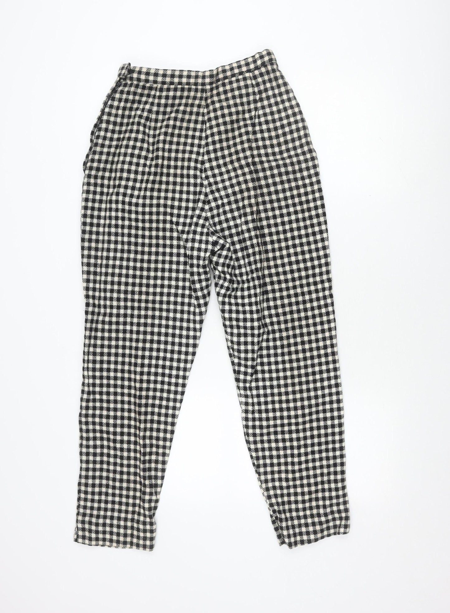Beldan Women's Check Trousers, Size 28