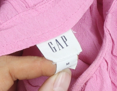 Gap Women's Pink Short Sleeve Top M