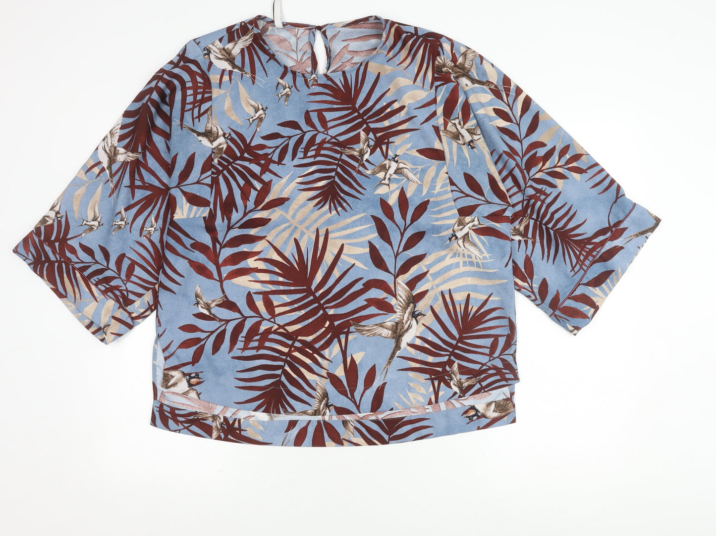 MANGO Women's Multicoloured L Floral Top
