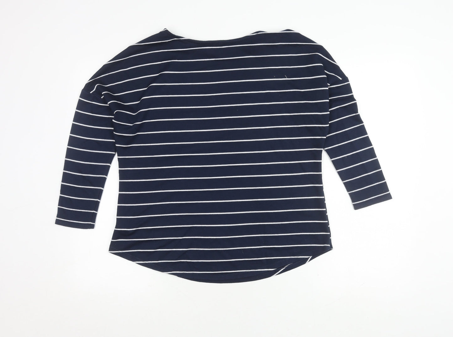 Principles Women's Blue Striped T-Shirt - Size M