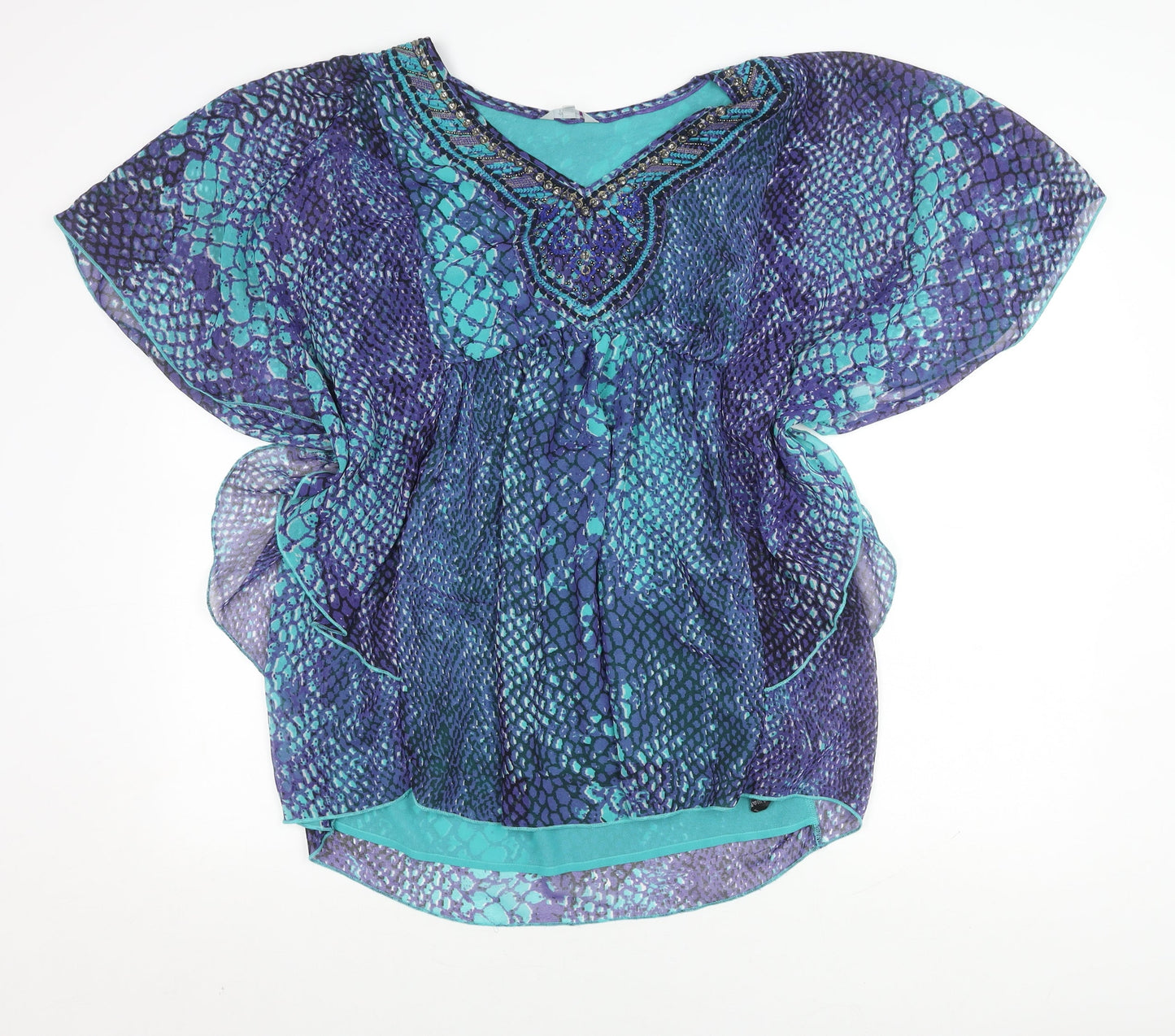 Marks and Spencer Women's Multicoloured Blouse, Size 14
