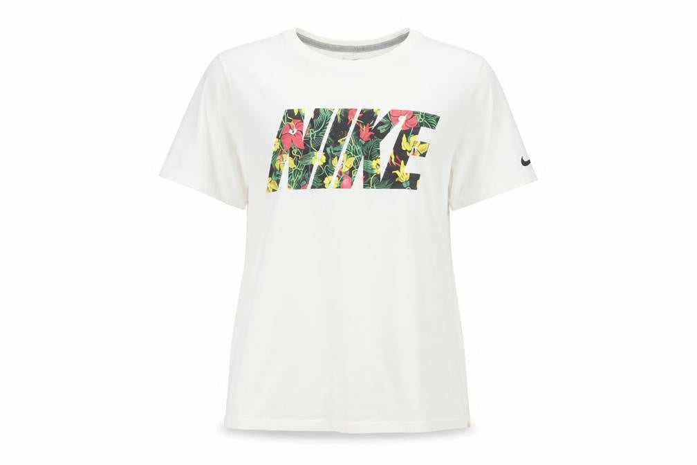 Unisex Adultss UK Size S Nike White 100% Cotton T-Shirt