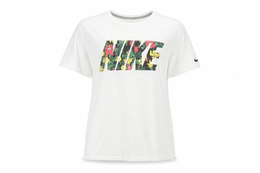 Unisex Adultss UK Size S Nike White 100% Cotton T-Shirt
