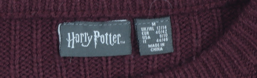 Harry Potter Unisex Red M Pullover Jumper