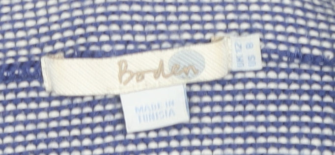 Boden Women's Blue Striped Jumper Size 8