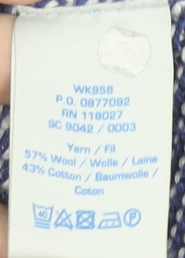 Boden Women's Blue Striped Jumper Size 8
