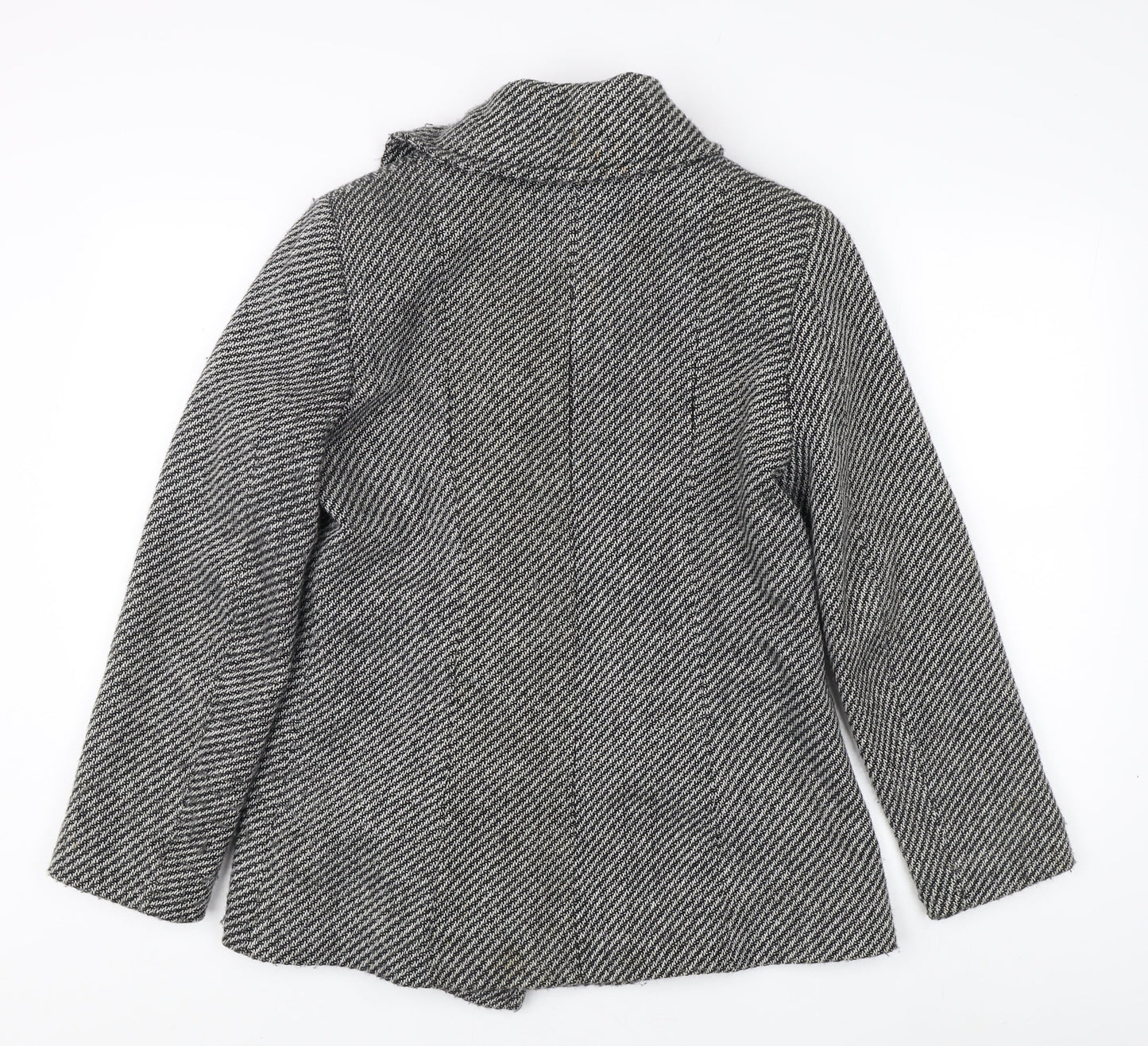 Classics Women's Black Pea Coat Size 14