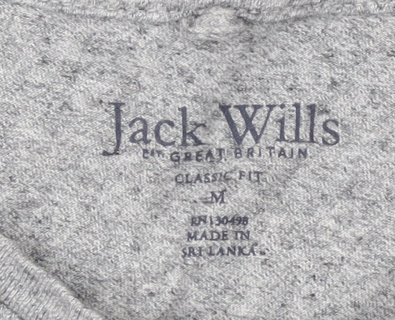 Jack Wills Men's Grey Classic Crew Neck T-Shirt M