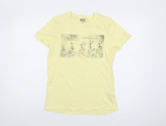 Looney Tunes Women's Yellow XS Bugs Bunny T-Shirt