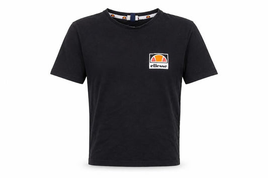 Front view of Ellesse Men's Black S T-Shirt with Logo